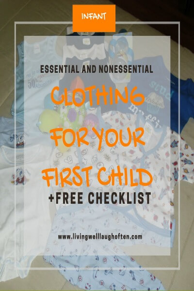 Essential and Nonessential Clothing For Your First Child + Free Printable