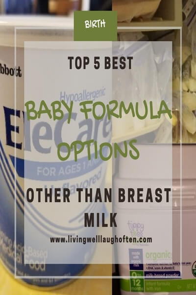 Baby formula option and breast milk